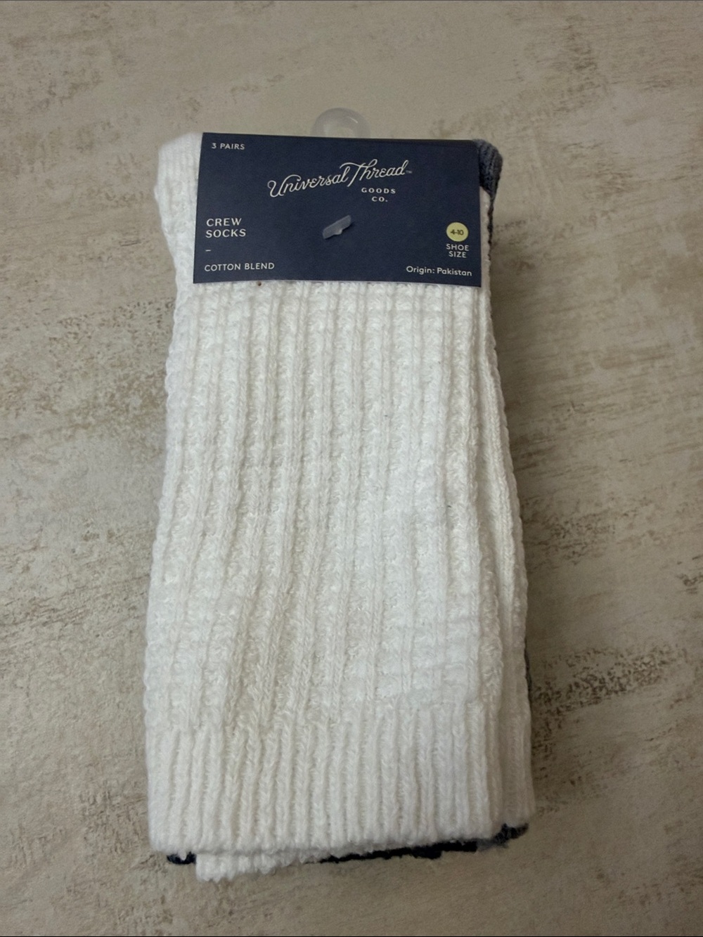 Universal Thread White & blue crew Sock 3-Pack